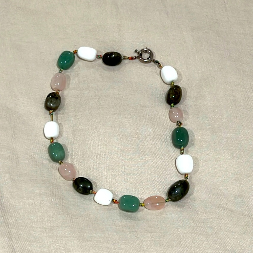 Gemstone Necklace 18”